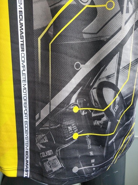 T-shirt with Ecumaster logo size M