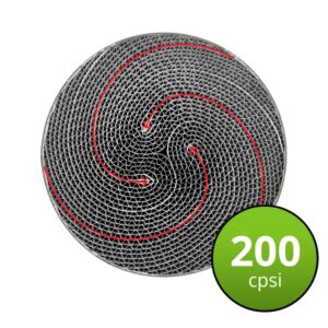 RFC sport catalytic converter core Capacity (cpsi) 200 Euro 5 Inlet diameter 100 mm Insert length 100 mm