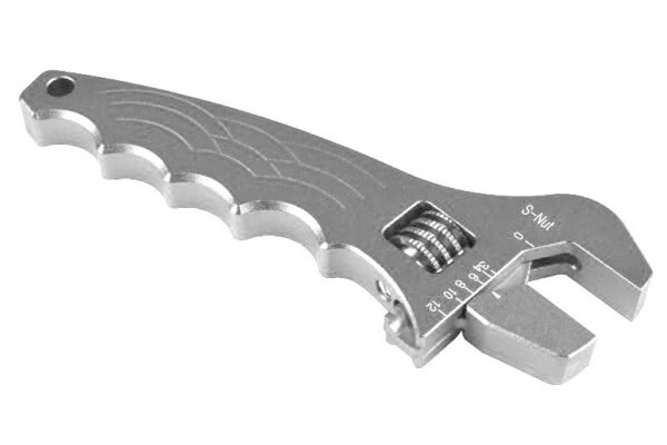 klucz-nastawny-do-koncowek-an-srebrny Adjustable wrench for AN fittings Silver