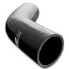 Silicone elbow 45' 114mm Black
