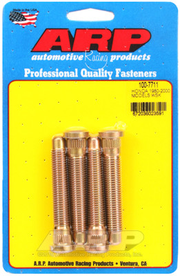 ARP 100-7711 long hub studs (4 pcs.) for Honda 80-00 M12 X 2.85 inch