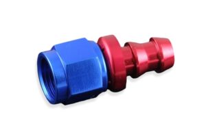 AN4 push-on fitting Red