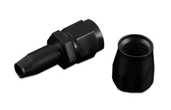 Swivel AN8 fitting Black