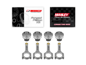 Forged pistons Wiseco + rods Manley for Mazda Miata MX-5 / Protege 1.8l 16V BP 83.50mm CR 8.4:1