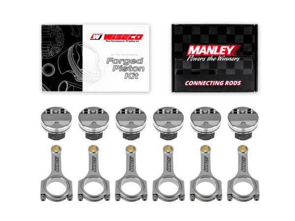 Forged pistons Wiseco + rods Manley for Toyota Supra 2JZGTE 3.0l 24V 93-98 86.00mm CR 8.3:1