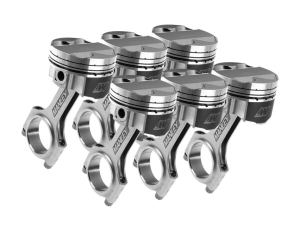Forged pistons Wiseco + rods Manley for Toyota Supra 2JZGTE 3.0l 24V 93-98 87.00mm CR 8.47:1