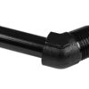 Fitting 45' 1/4 NPT to 3/8" nipple Black