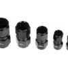AN10 female - female connector Black