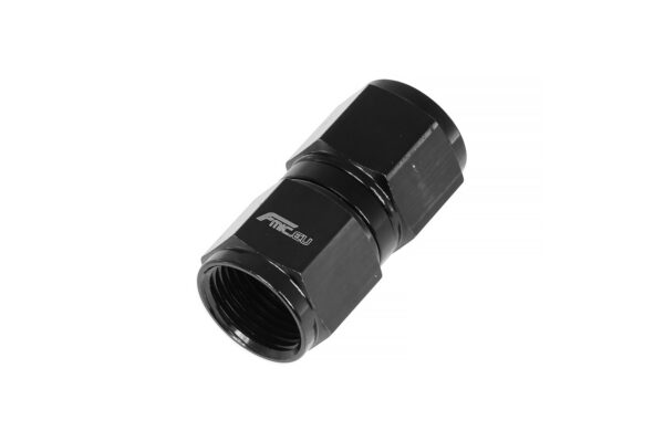 AN6 female - female connector Black