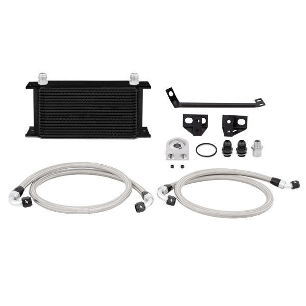 Mishimoto MMOC-MUS4-15BK Oil Cooler Kit for Ford Mustang Ecoboost 15-17 Black