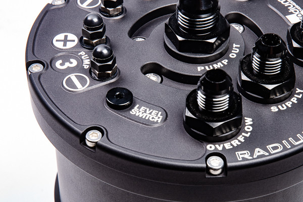 MPFST Multi-Pump Fuel Surge Tank Ti Automotive E5LM Radium Engineering