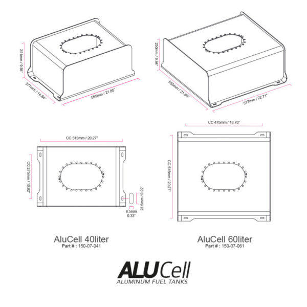 Nuke Performance AluCell Fuel Cell 60l with Nuke Performance CFC Unit