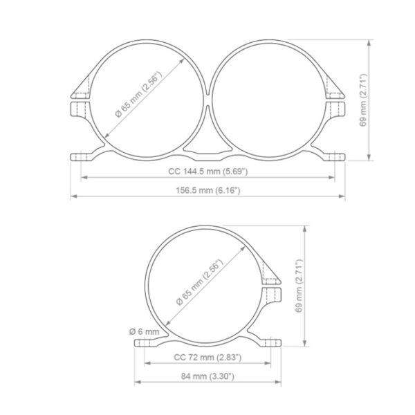 nuke-performance-dual-universal-bracket-65mm-with-bosch-044-inserts_3 Nuke Performance Dual Universal Bracket 65mm, with Bosch 044 inserts