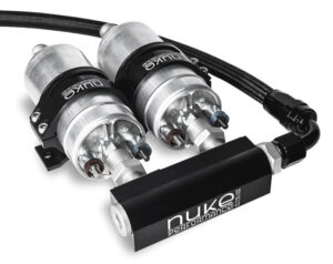 Nuke Performance Fuel Log Collector for 2x WALBRO GSL392 Fuelpumps