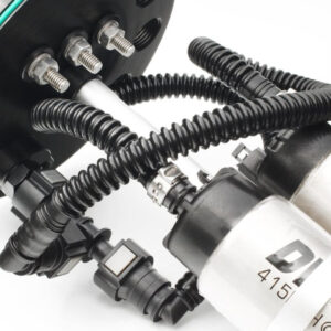 Nuke Performance SAE ID8 Fuel pump mounting kit for Single fuel pump