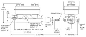 Wilwood 260-4894 Tandem Master Cylinder