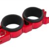 Dual fuel pump mounting bracket 60MM Red
