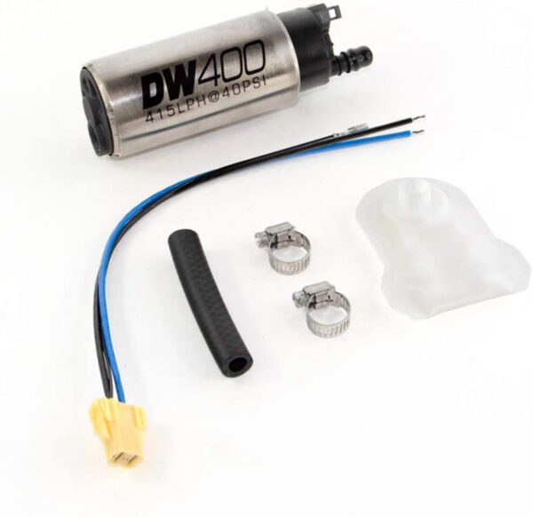 Fuel pump DeatschWerks 415lph for Nissan S13/S14/S15 98-11 Patrol 97-07 Subaru Forester 93-04 WRX/STI 90-00 Legacy GT 94-05 Mazda Miata/MX-5 90-99 FWD DSM