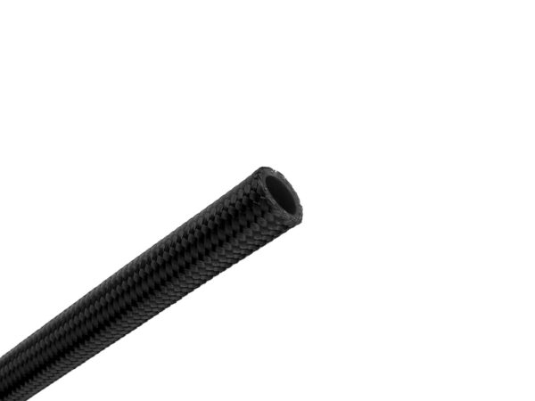 STEEL BRAIDED RUBBER HOSES BLACK AN10