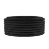 STEEL BRAIDED RUBBER HOSES BLACK AN10