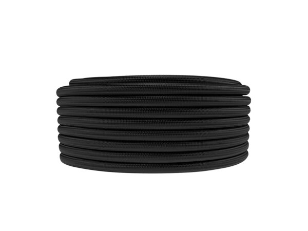 STEEL BRAIDED RUBBER HOSES BLACK AN6