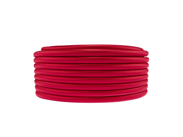 STEEL BRAIDED RUBBER HOSES RED AN12