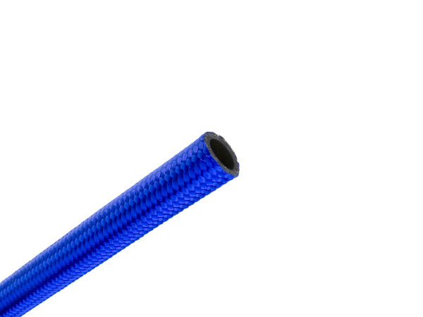 STEEL BRAIDED RUBBER HOSES BLUE AN10