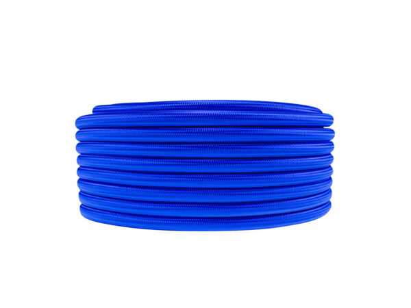 STEEL BRAIDED RUBBER HOSES BLUE AN6