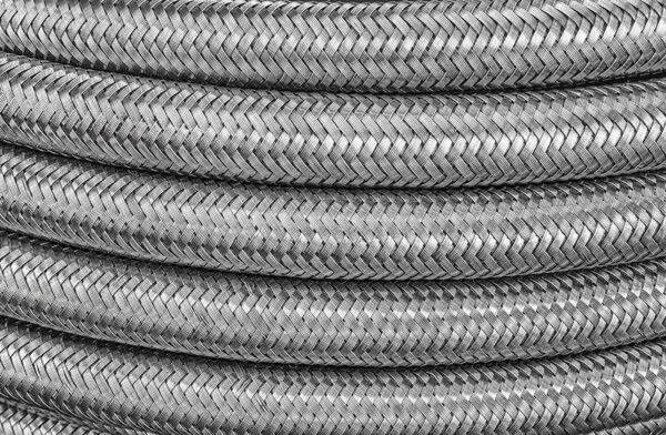 Steel braided rubber hose AN4