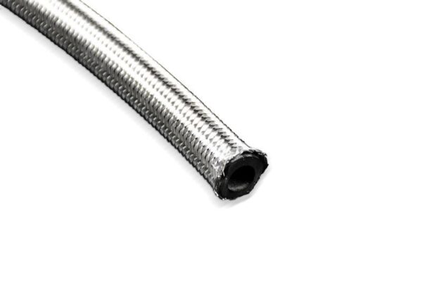 Steel braided rubber hose AN4