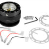 quick-release-jrspec-rozpinka-kierownicy-czarny JRspec steering wheel quick release hub Black