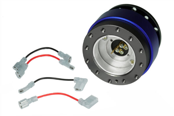 quick-release-jrspec-rozpinka-kierownicy-niebieski_4 JRspec steering wheel quick release hub Blue