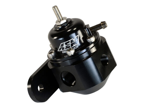 Fuel pressure regulator AEM 1000HP 1,5-10 Bar AN6 Black AEM 25-302BK
