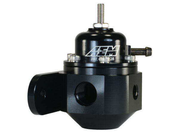Fuel pressure regulator AEM 1000HP 1,5-10 Bar AN6 Black AEM 25-302BK