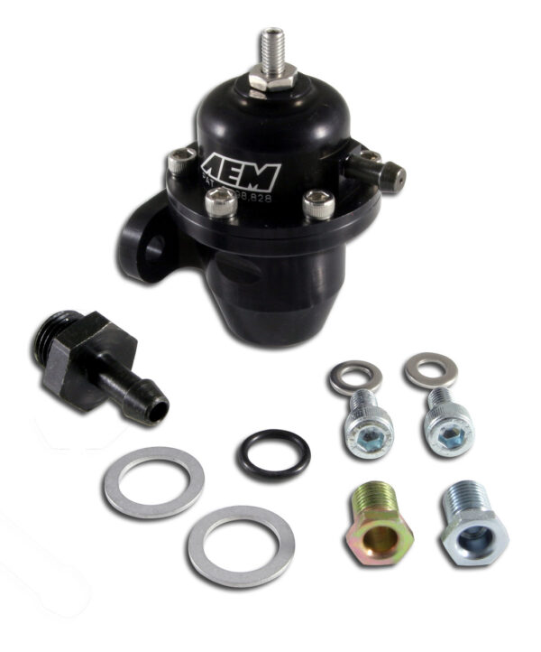 regulator-cisnienia-paliwa-aem-1000hp-black-aem-25-300bk Fuel pressure regulator AEM 1000HP Black AEM 25-300BK
