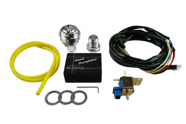 Adjustable blow off valve for turbodiesel engines