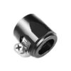 AN -12 AN12 25mm rubber hose end finisher twisted jubilee clip Black