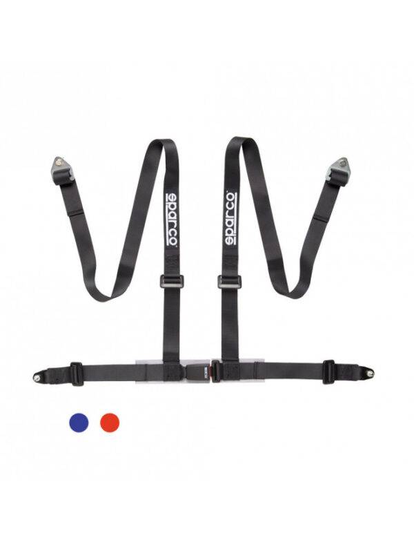 Sparco Harness 4-Points 2" Black ECE Approved