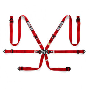 Sparco Harness 6-Points 2" Red FIA Approved 8853-2016 up to 2029