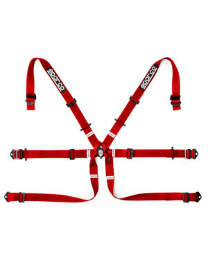 Sparco Harness 6-Points 2" Formula Red FIA Approved 8853-2016 up to 2029