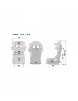 Sparco Seat ADV-SCX Carbon Seat FIA Approved 8862-2009