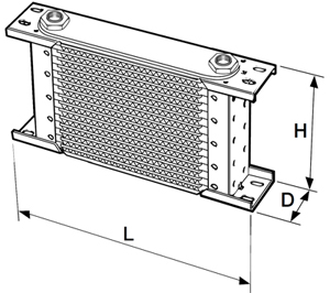 std-size-picture_2 Setrab Proline oil cooler 40-row 330 x 310mm (235mm)