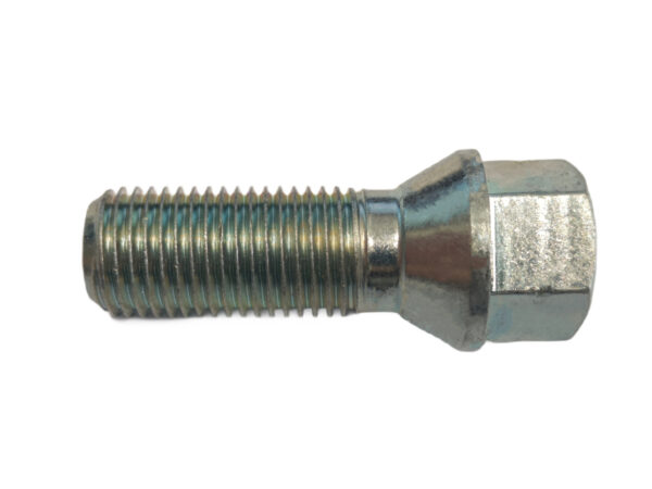 Wheels and rims bolts M12x1.50 28mm tapered bolt galvanized