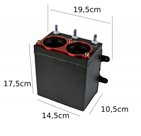 SWIRL POT 2L WITH DUAL PUMPS SLOT