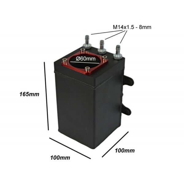 SWIRL POT 1,3L WITH SINGLE PUMP SLOT