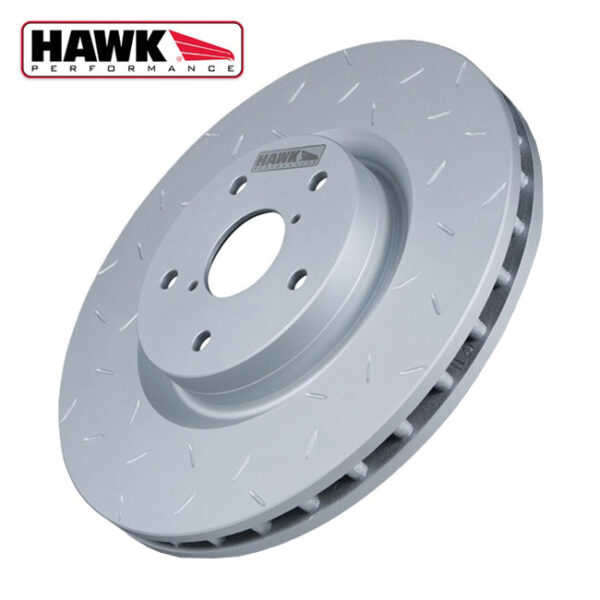 Brake disc Hawk Quiet Slot front, 95-99 Mitsubishi Eclipse RS/GS/GST / 90-94 Eclipse GS