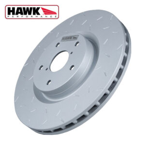 Brake disc Hawk Quiet Slot rear, 04-11 Mazda RX-8 Sport Suspension (302mm x 18mm)