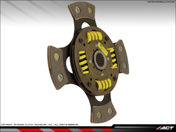 Clutch ACT 4 PAD, Heavy Duty 4 PAD 92-05 Honda Civic & CRX D-Seria (D16Z6/D16Y7/D16Y8/D15B7/D15B8/D15Z1/D17A1/D17A2)