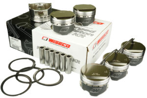Engine pistons Wiseco E85 series, Mitsubishi Lancer Evolution EVO 4 5 6 7 8 9 2.0l 4G63 (85.00mm) Size STD, 10.5