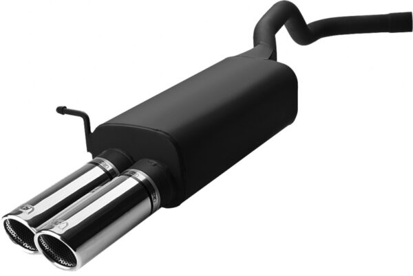 Sport muffler exhaust for SKODA Fabia II HATCHBACK 2006-2010 HATCHBACK